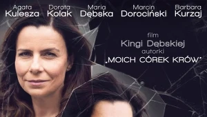 Agata Kulesza, Dorota Kolak oraz Maria Dębska na plakacie filmu "Zabawa zabawa"