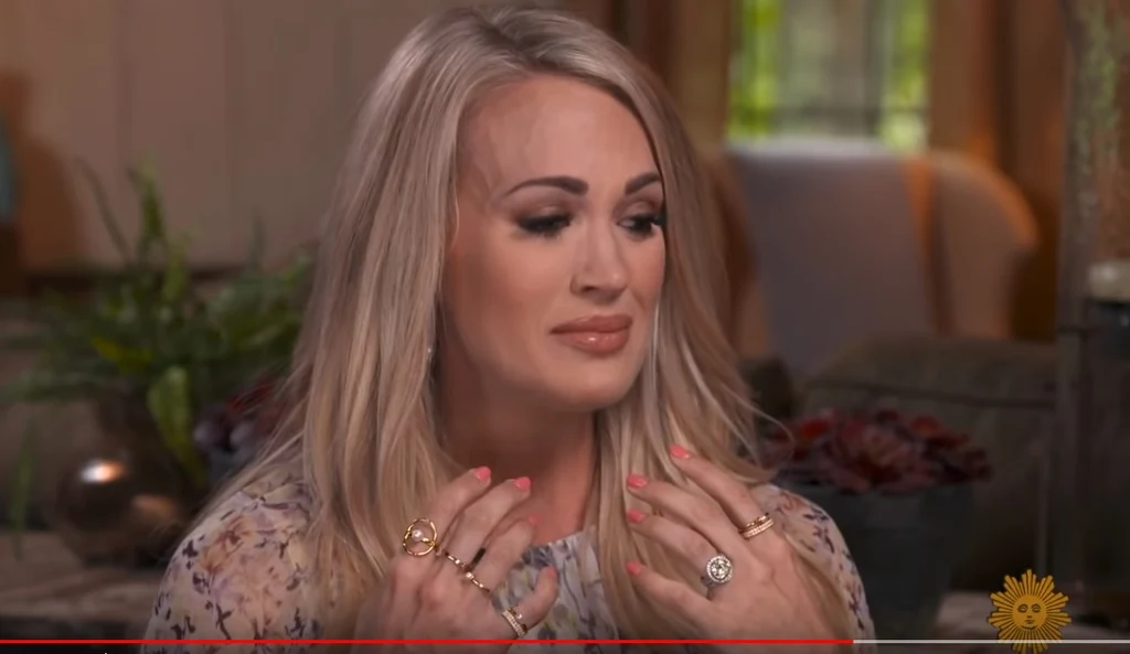 Carrie Underwood opowiedziała swoją smutną historię w programie "CBS Sunday Morning"