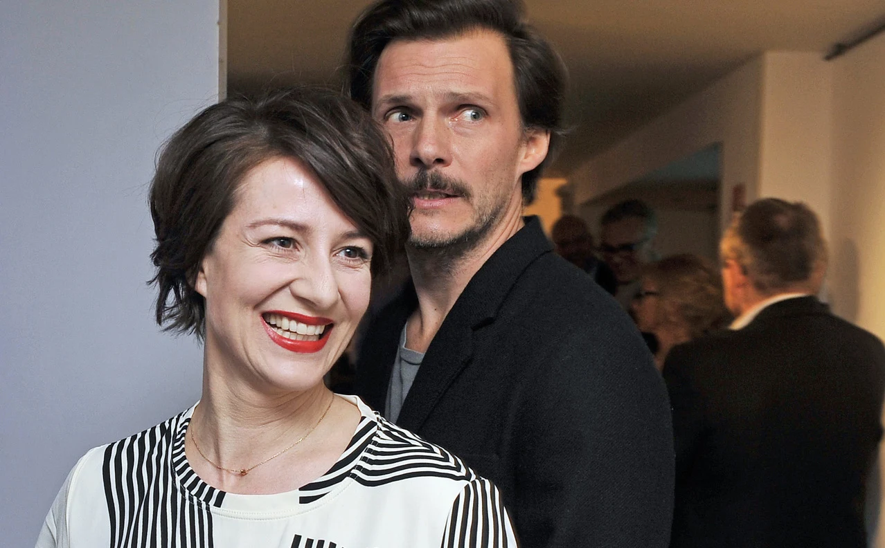 Maja Ostaszewska z partnerem Michałem Englertem Maja Ostaszewska z partnerem Michałem Englertem