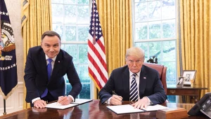 Andrzej Duda i Donald Trump