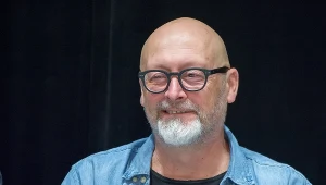 Wojciech Smarzowski na konferencji prasowej po gdyńskim pokazie "Kleru"