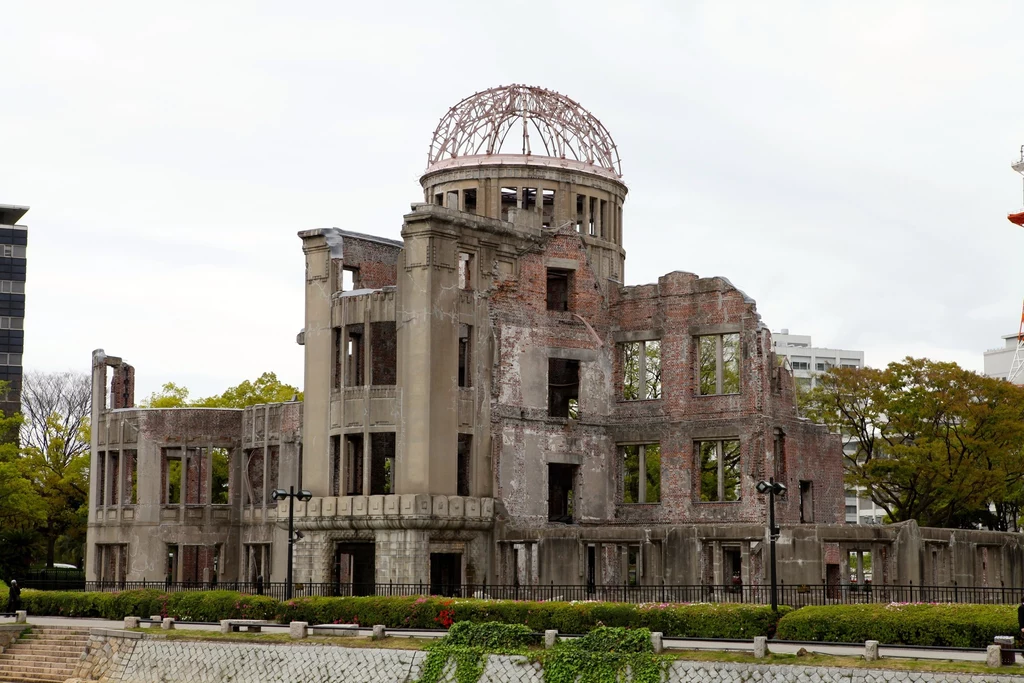 Budynek Hiroszima Prefectural Industry zwany Kopułą Bomby Atomowej 