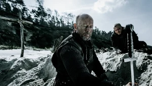 Krzysztof Pieczyński i Karol Bernacki w scenie z "Krwi Boga"