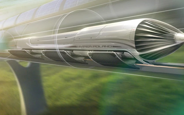 Hyperloop - wizja artystyczna