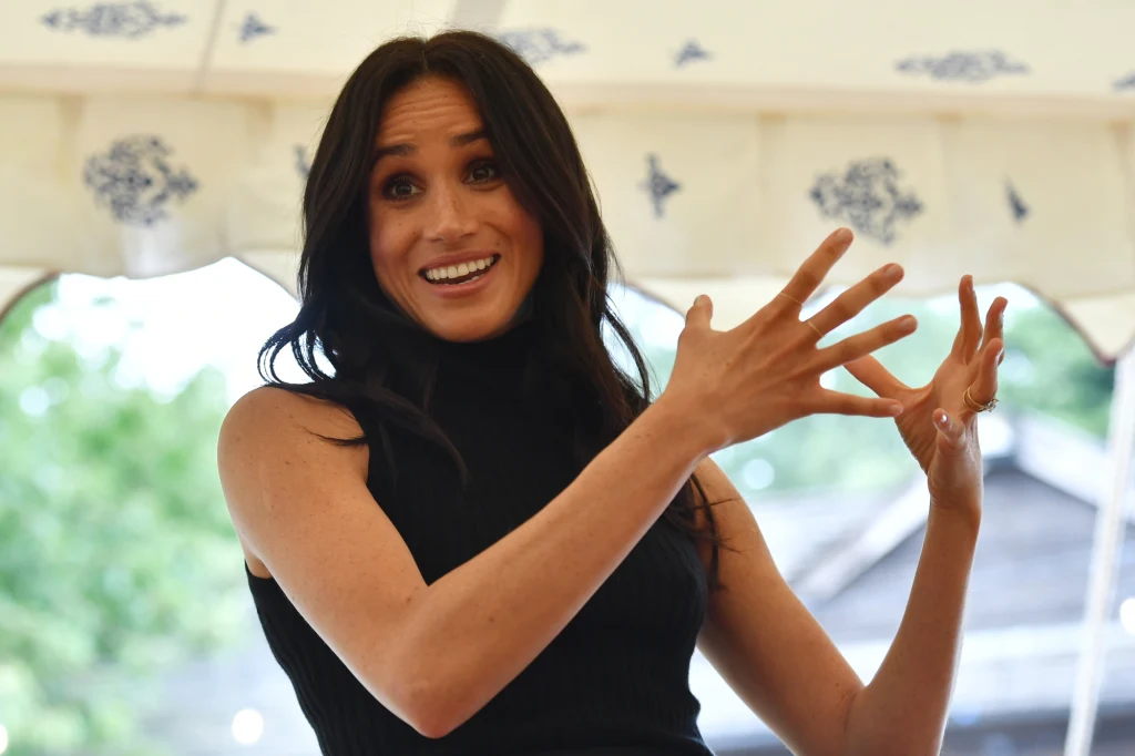 Meghan Markle podczas przemowy 