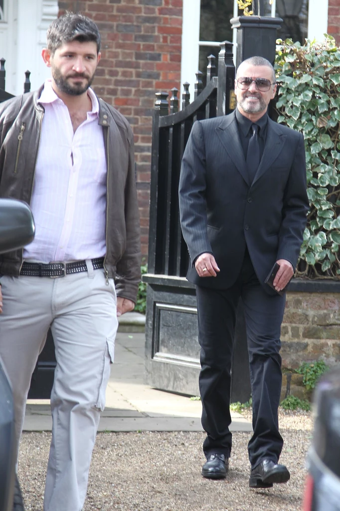 Fadi Fawaz i George Michael w Londynie - 14 marca 2012 r.