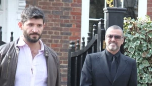 Fadi Fawaz i George Michael w Londynie - 14 marca 2012 r.