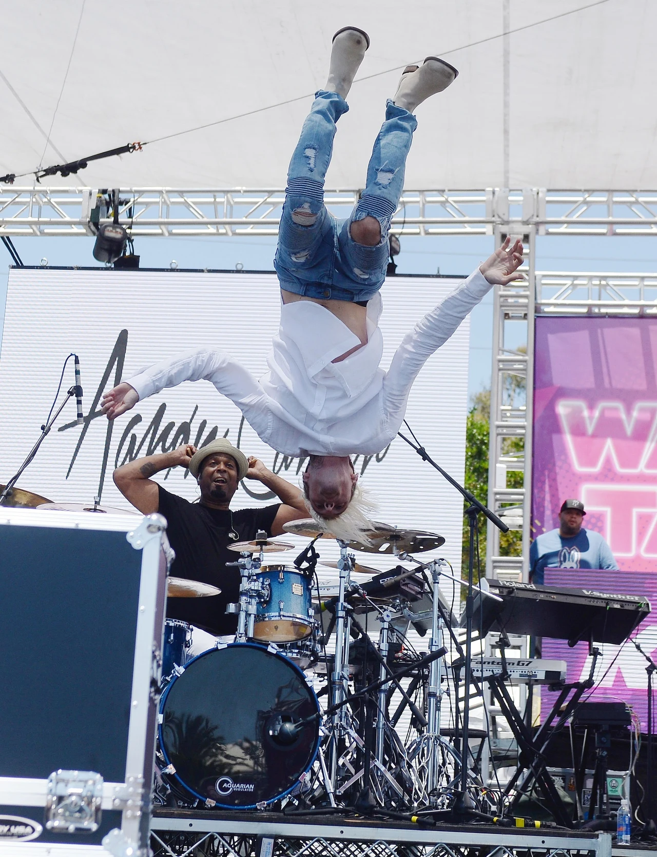 Aaron Carter podczas koncertu Aaron Carter podczas koncertu