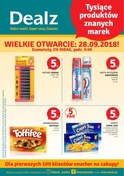 Gazetka promocyjna Dealz - Wielkie otwarcie - Szamotuły - ważna do 10-10-2018