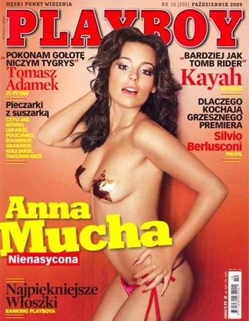 Anna Mucha na okładce "Playboya" Anna Mucha na okładce "Playboya"