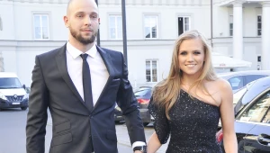 Agnieszka Kaczorowska z mężem Maciejem Pielą