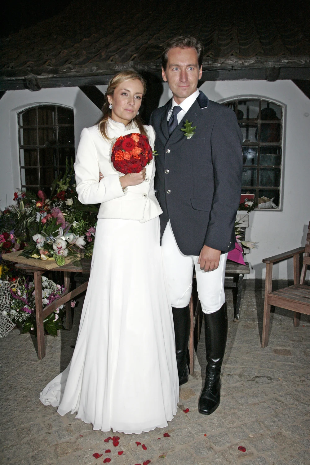 Karolina i Piotr Kraśkowie w dniu ślubu, 2008 rok Karolina i Piotr Kraśkowie w dniu ślubu, 2008 rok