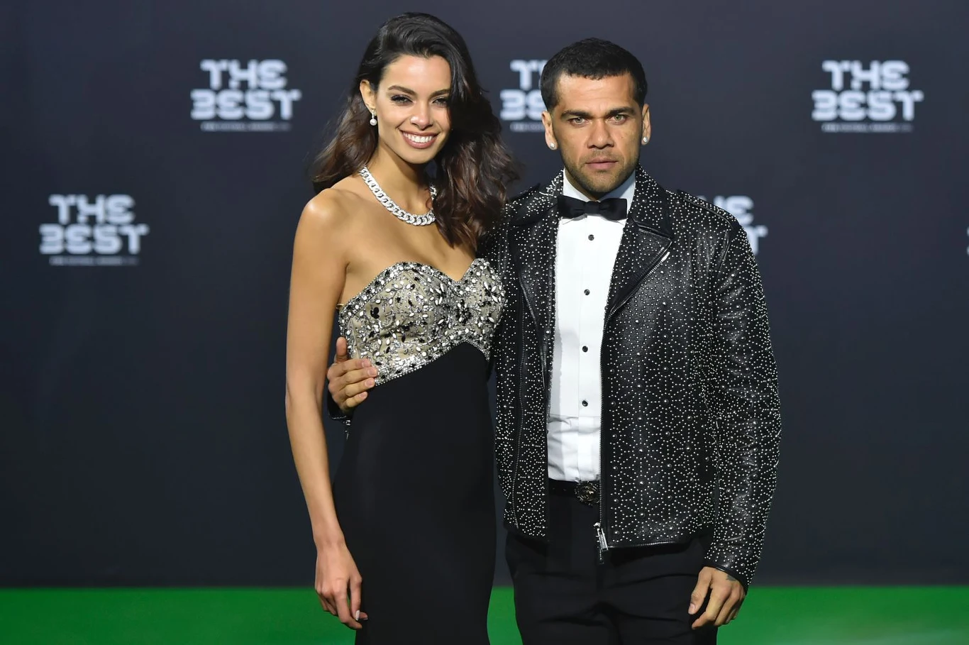 Dani Alves z żoną Joaną Sanz Dani Alves z żoną Joaną Sanz