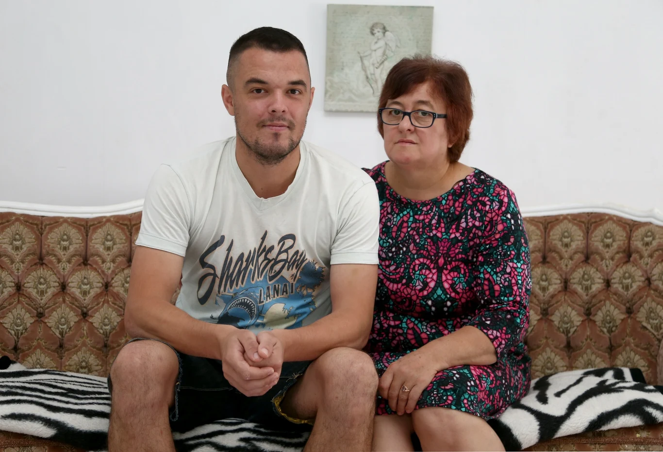 Wrzesień 2018. Dawid Janczyk z matką, Krystyną Janczyk Wrzesień 2018. Dawid Janczyk z matką, Krystyną Janczyk