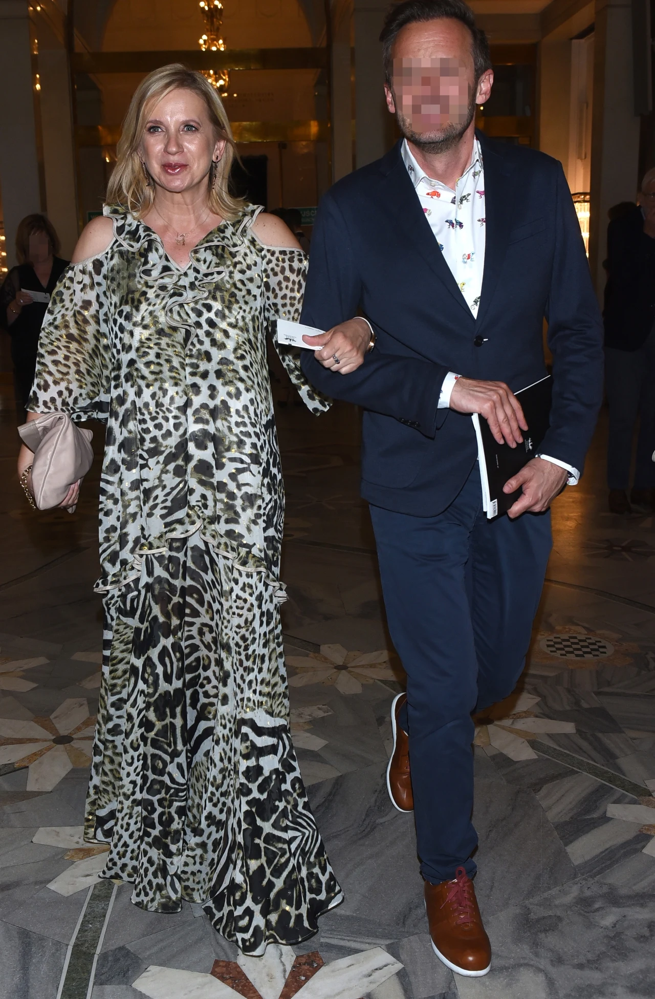 Marzena Rogalska w towarzystwie przyjaciela Marzena Rogalska w towarzystwie przyjaciela