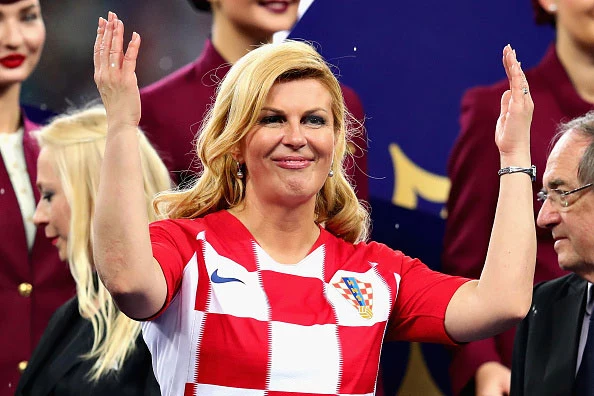 Kolinda Grabar-Kitarović. Moskwa