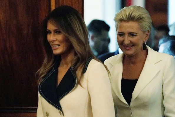 Melania Trump, Agata Kornhauser-Duda. Stany Zjednoczone