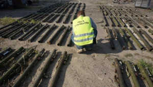 52-latek przechowywał arsenał na swojej posesji 