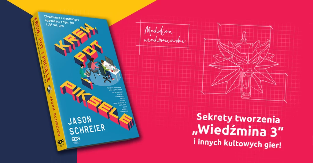 Krew, pot i piksele - książka ukazała się w Polsce nakładem wydawnictwa SQN