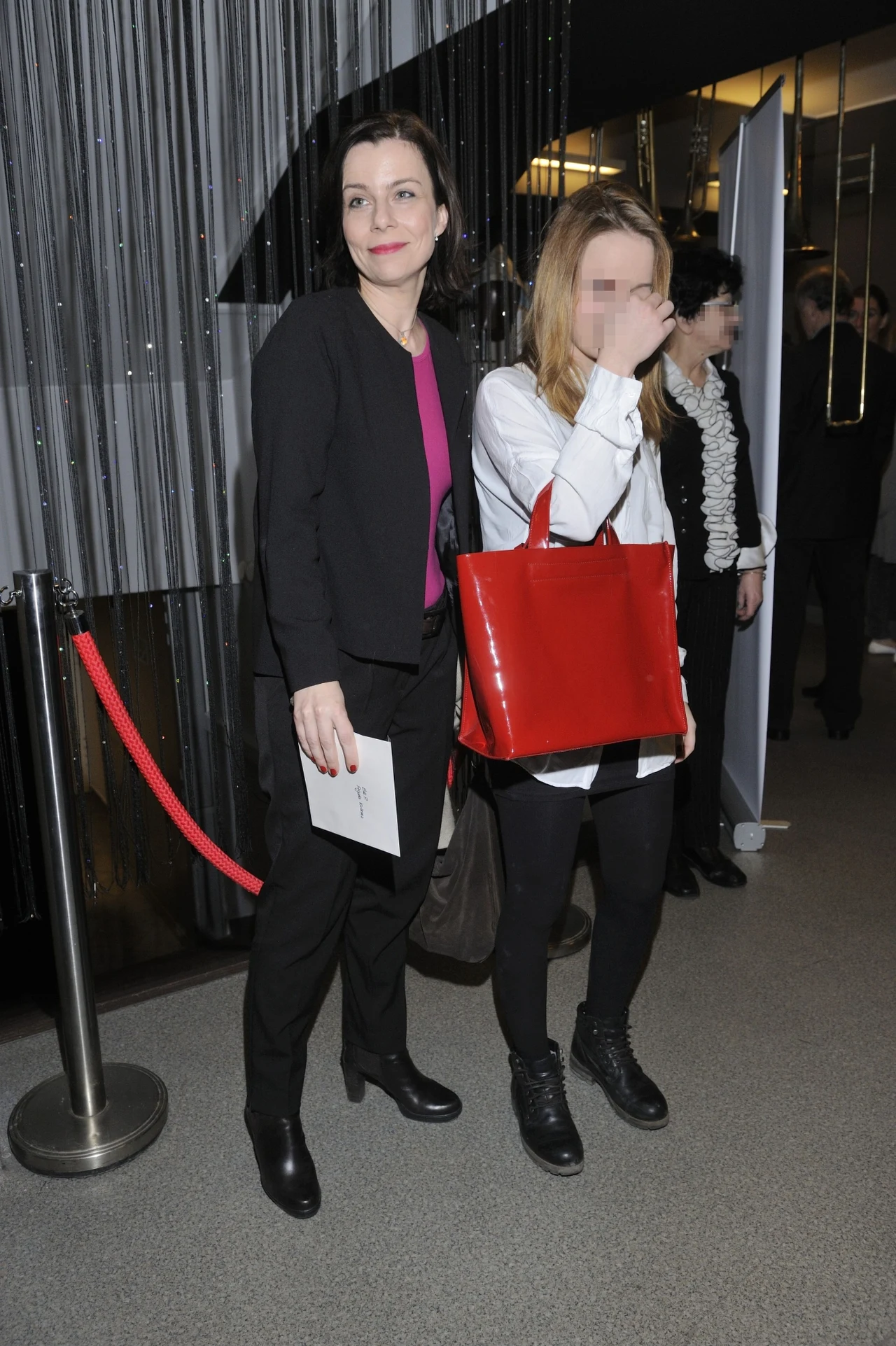 Agata Kulesza z córką