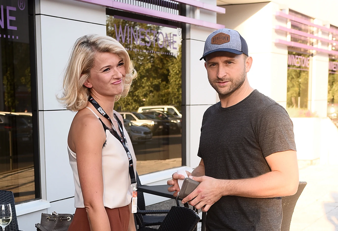 Justyna Nagłowska i Borys Szyc. Gdynia.