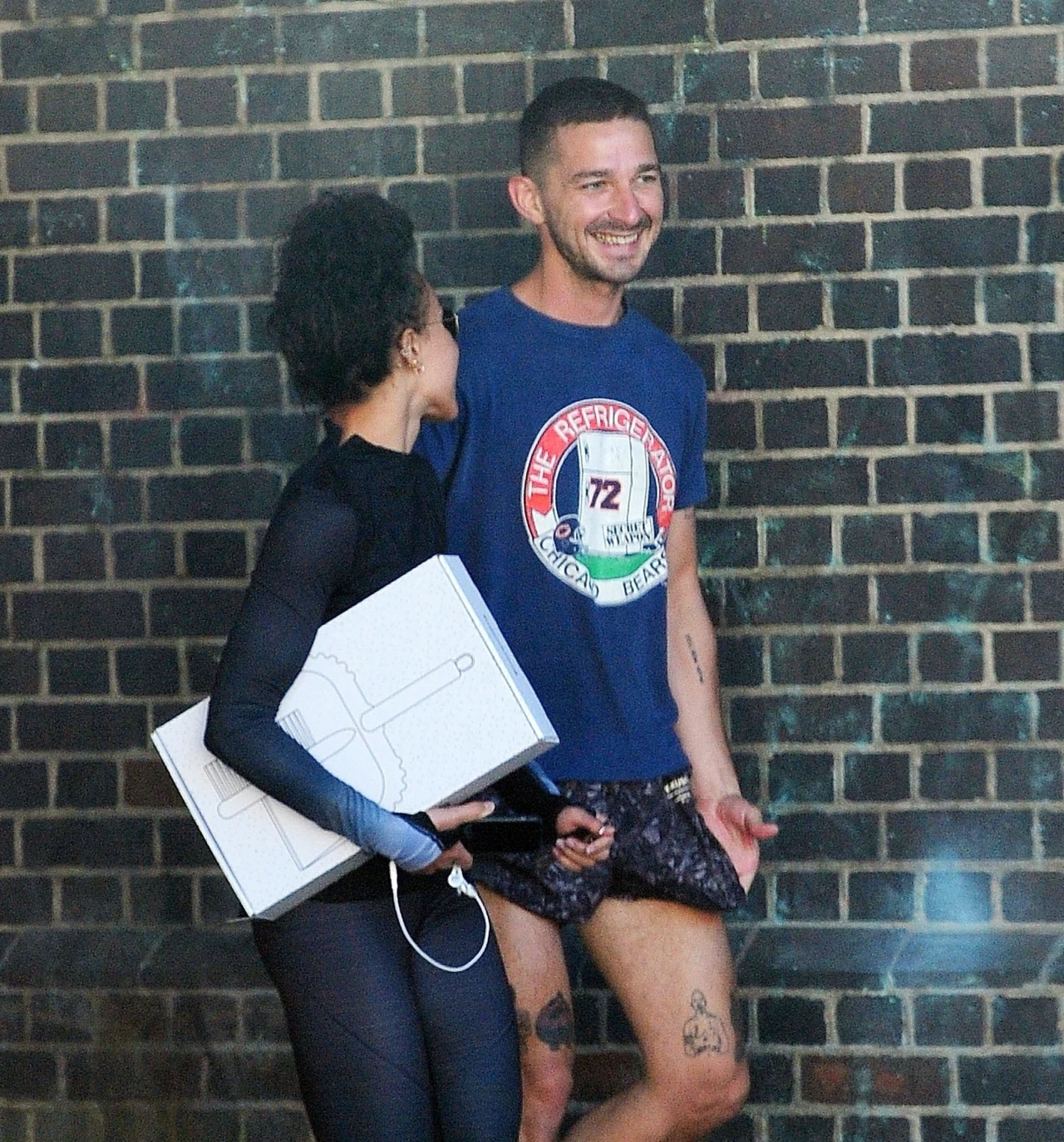 FKA Twigs i Shia LeBeouf byli w dobrych humorach FKA Twigs i Shia LeBeouf byli w dobrych humorach