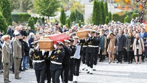 Uroczystości pogrzebowe na Cmentarzu Marynarki Wojennej w Gdyni