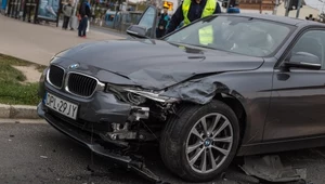 Policyjne auto wypadnie na jakiś czas ze służby