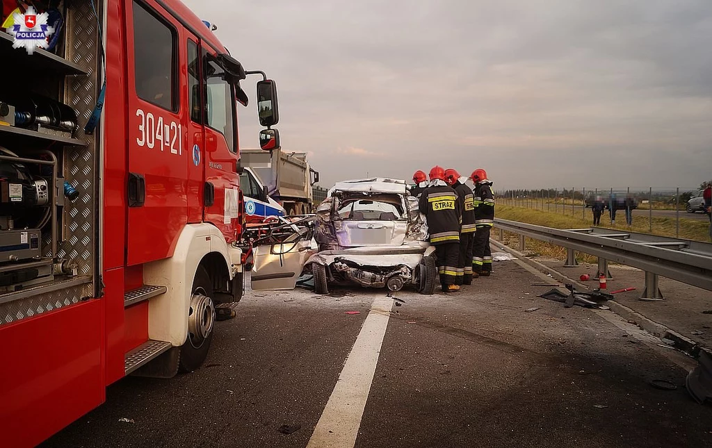 W wypadku zginęła kobieta siedząca z tyłu