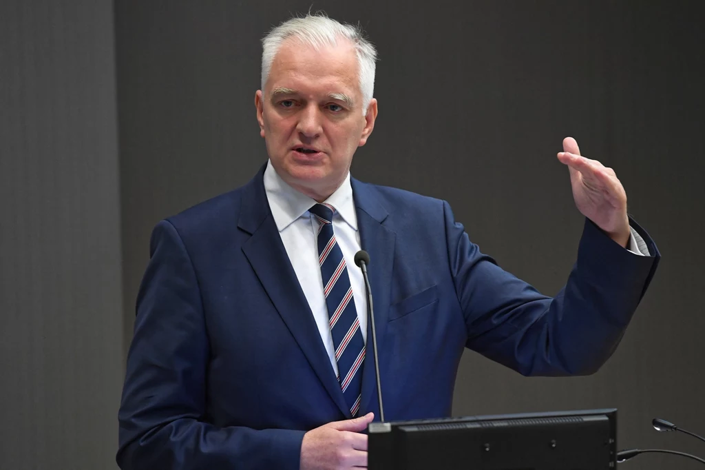 Wicepremier, minister nauki i szkolnictwa wyższego Jarosław Gowin dzisiaj w Krakowie