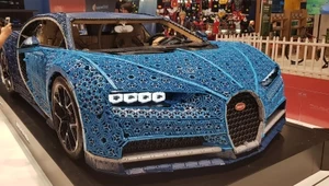 Bugatti Chiron z klocków Lego w skali 1:1