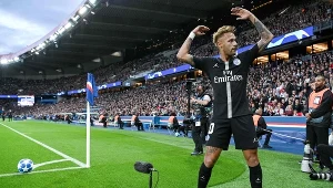 Neymar podczas meczu z Crveną Zvezdą