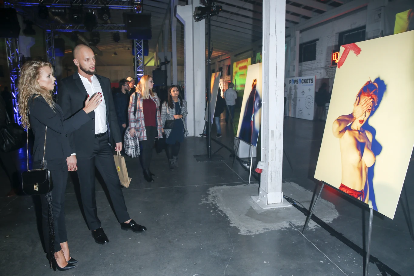 Agnieszka Kaczorowska z mężem 