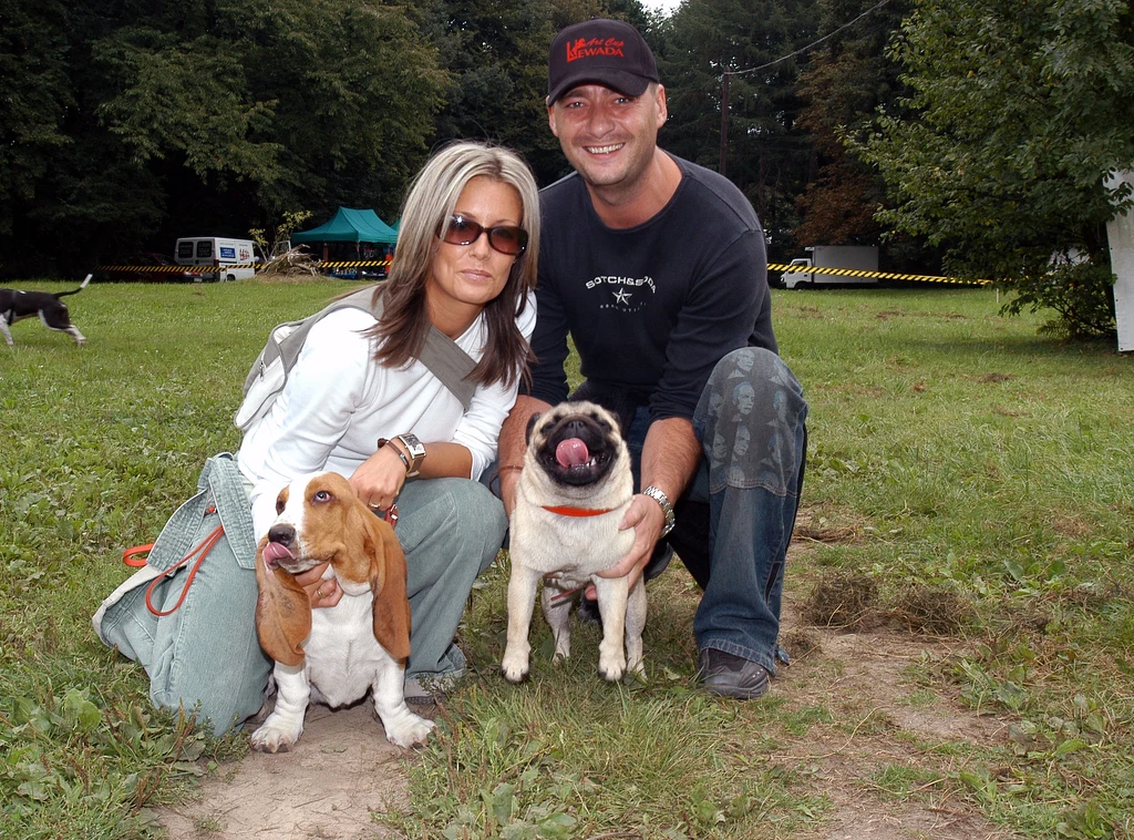 Rozenek od zawsze kochała psy. Na zdjęciu z byłym mężem Jackiem Rozenkiem Rozenek od zawsze kochała psy. Na zdjęciu z byłym mężem Jackiem Rozenkiem