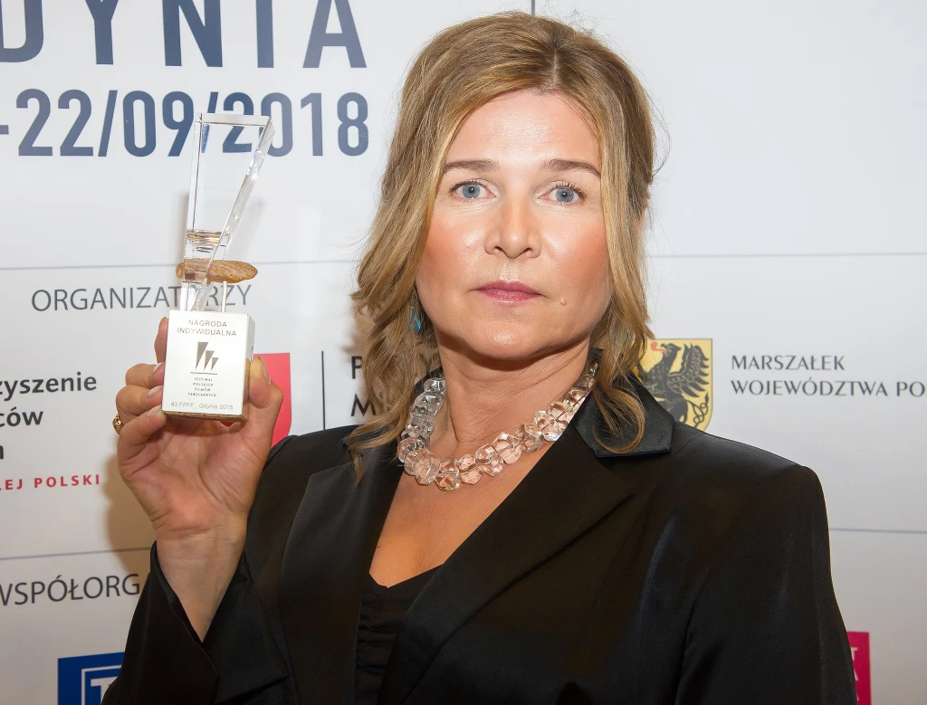 Grażyna Błęcka-Kolska z nagrodą dla najlepszej aktorki