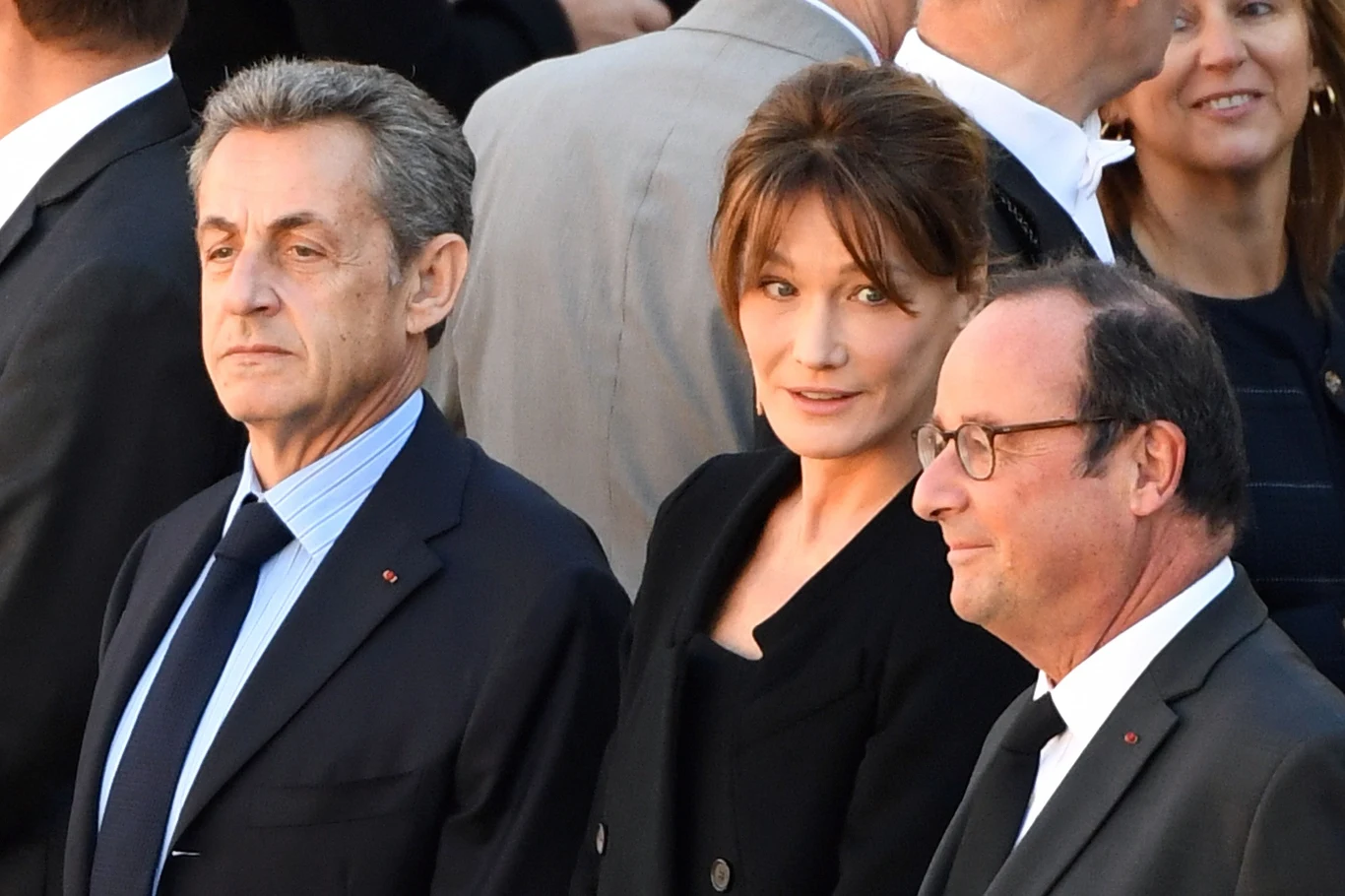 Nicolas Sarkozy, Carla Bruni i Francois Hollande Nicolas Sarkozy, Carla Bruni i Francois Hollande