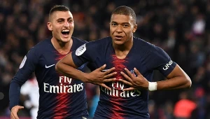 Kylian Mbappe (z prawej)