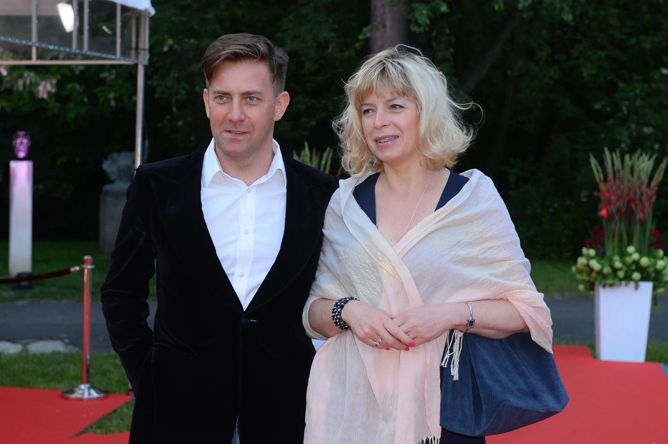 Rafał Królikowski z żoną Rafał Królikowski z żoną