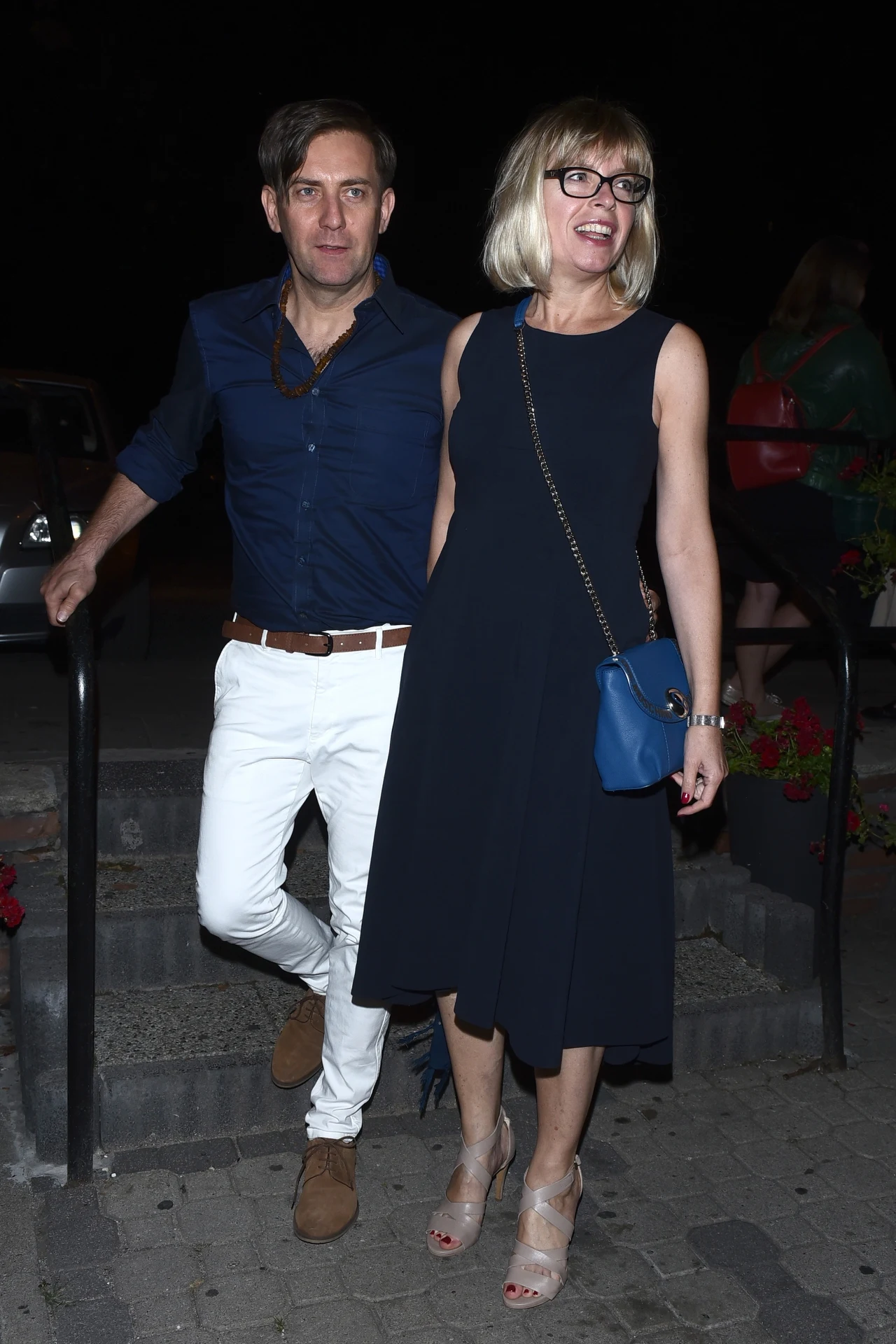 Rafał Królikowski z żoną