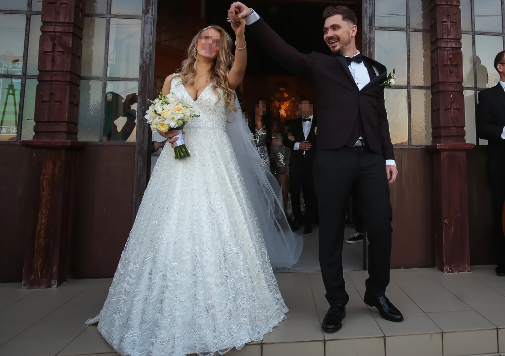 Daniel Martyniuk i jego żona Ewelina