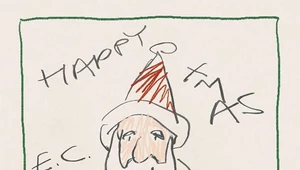 Okładkę "Happy Xmas" zaprojektował sam Eric Clapton