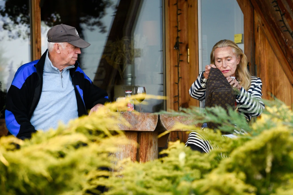 Bogumiła Wander z mężem, Krzysztofem Baranowskim. Bogumiła Wander z mężem, Krzysztofem Baranowskim.
