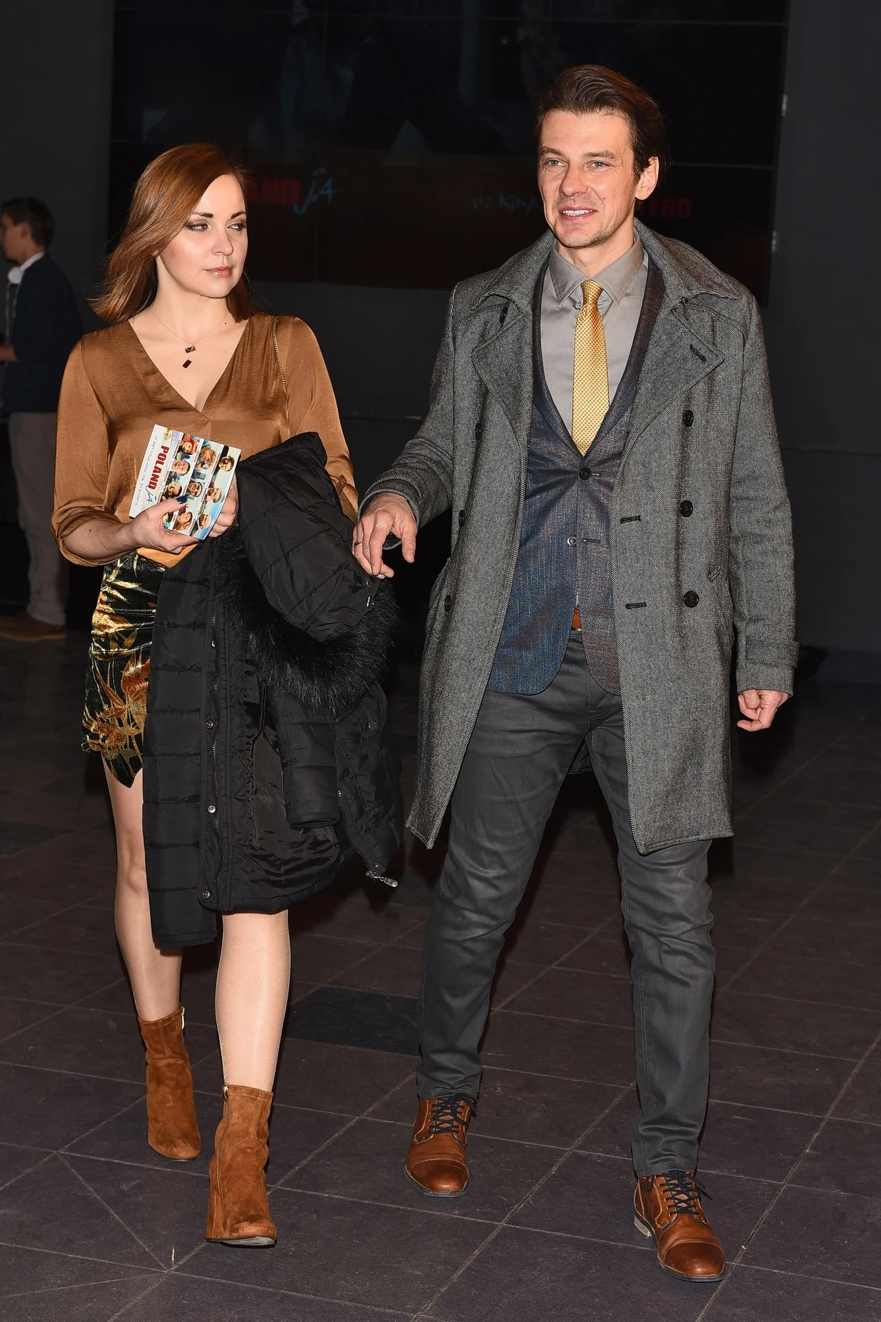 Marcin Kwaśny z żoną