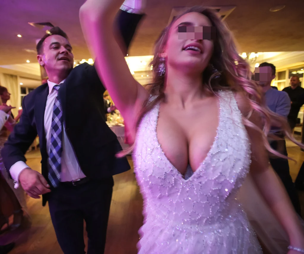 Panna młoda z Radkiem Liszewskim Panna młoda z Radkiem Liszewskim