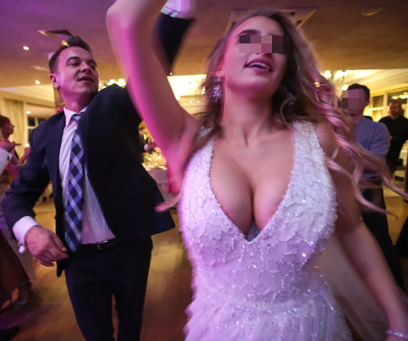 Panna młoda z Radkiem Liszewskim Panna młoda z Radkiem Liszewskim