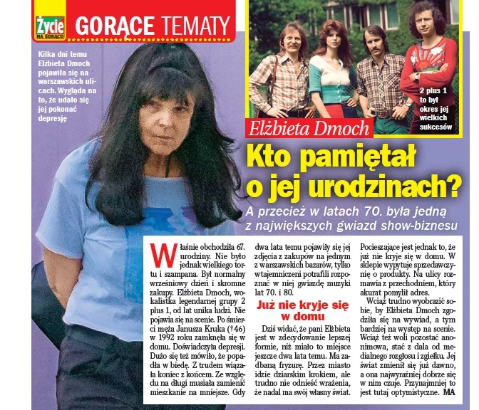 O smutnych urodzinach gwiazdy możemy przeczytać w ostatnim numerze "Życia na Gorąco" O smutnych urodzinach gwiazdy możemy przeczytać w ostatnim numerze "Życia na Gorąco"