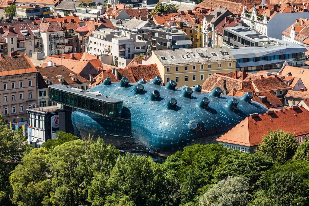 Kunsthaus Graz - co przypomina ci ten budynek?