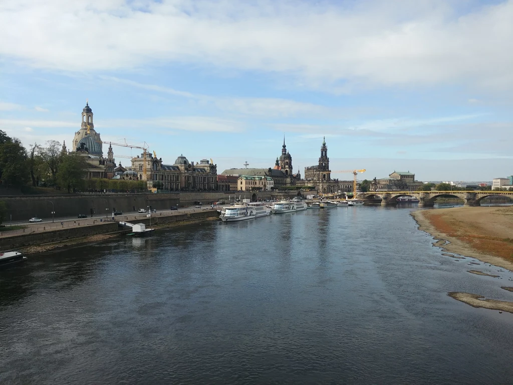 Widok na Stare Miasto w Dreźnie