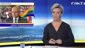 Justyna Pochanke zapowiada materiał "Faktów"