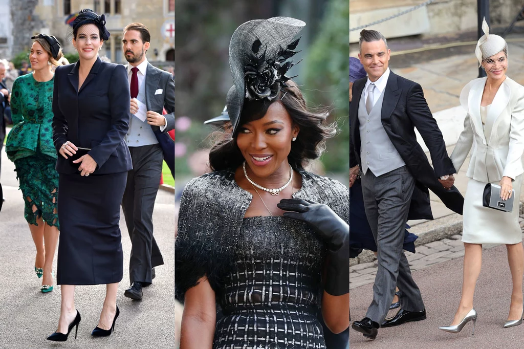 Liv Tyler, Naomi Campbell, Robbie Williams z żoną Aydą Field